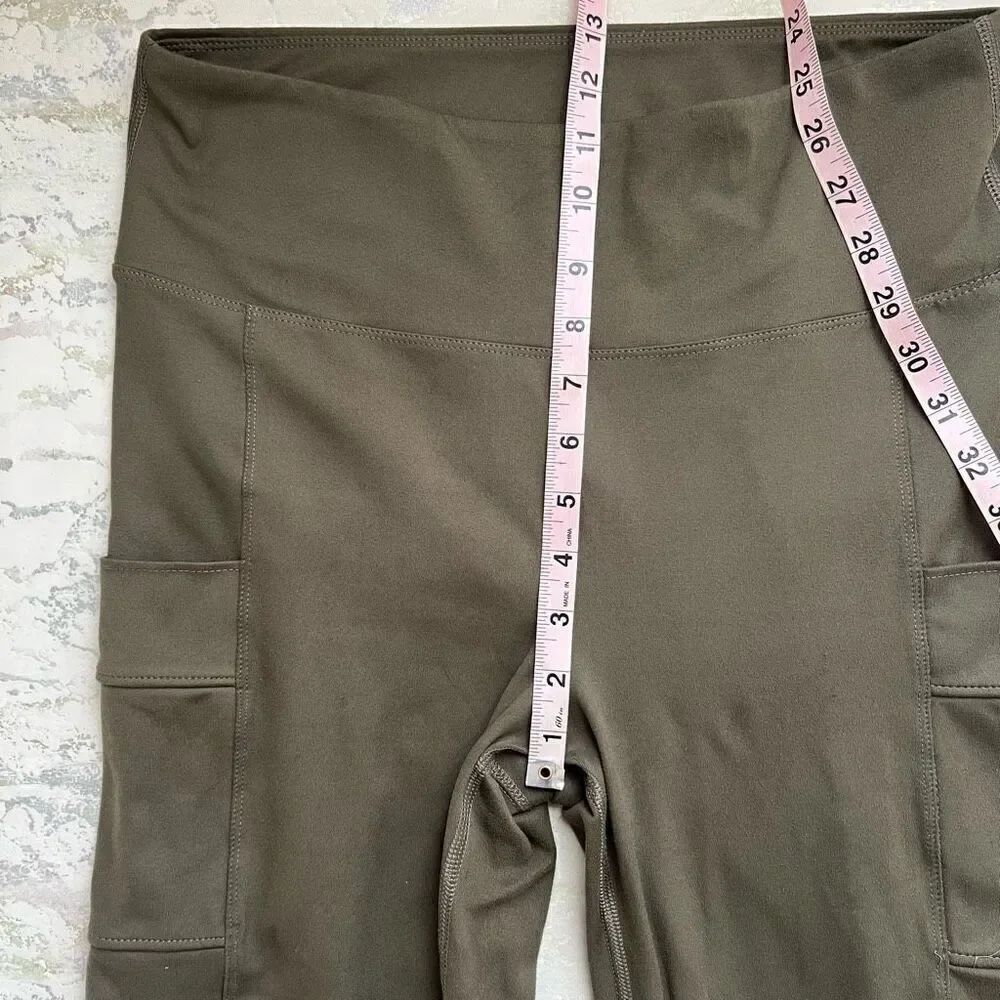 Eddie Bauer Green Cargo Style Leggings - Picture 6 of 11